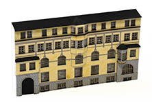 129-H060174 - H0 - Halbrelief Sebnitz - Schillerstraße Nr. 13